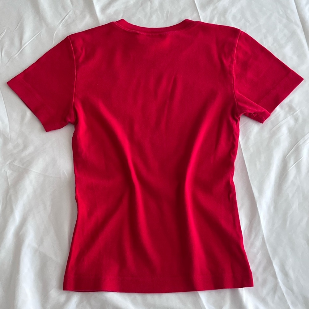 Playboy Y2K Iconic Red White Star Short Sleeve - Picture 2 of 7